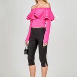 Off-The-Shoulder Knit Top