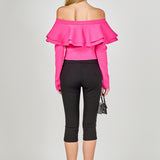 Off-The-Shoulder Knit Top