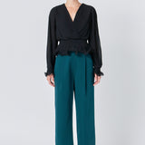 Lettuce Trim Long Sleeve Top