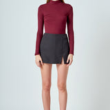 Slit Detail Skort