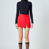 Slit Detail Skort