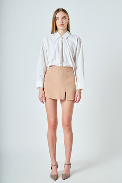 Slit Detail Skort
