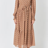 Polka Dot Maxi Dress