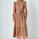 Polka Dot Maxi Dress