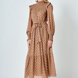 Polka Dot Maxi Dress