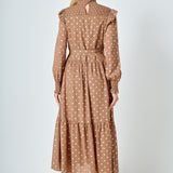 Polka Dot Maxi Dress