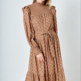 Polka Dot Maxi Dress