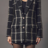 Premium Oversized Boucle Blazer