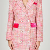Premium Tweed Blazer Dress