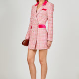 Premium Tweed Blazer Dress