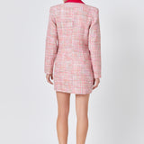 Premium Tweed Blazer Dress