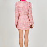 Premium Tweed Blazer Dress