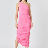 Asymmetrical Jersey Dress