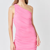 Asymmetrical Jersey Dress