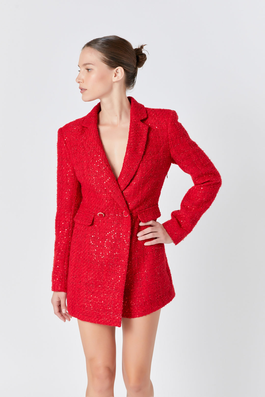 Tweed Romper