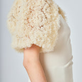 Tulle Puff Sleeve Top