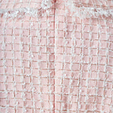 Premium Check Tweed Mini Dress