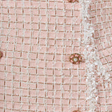Premium Check Tweed Mini Dress