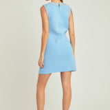 Chain Detail Knit Mini Dress