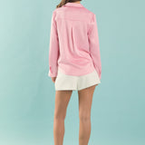 Wrapped Satin Blouse