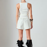 Sleeveless Basic Knit Top