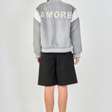 Patch Detail Bomber Jacket