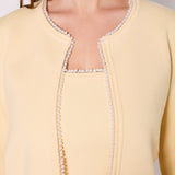 Pearl Trim Knit Cardigan