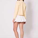 Pearl Trim Knit Cardigan
