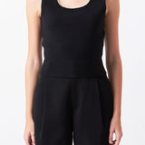 Pearl Trim Knit Tank Top