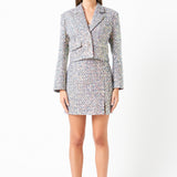 Sequins Tweed Blazer