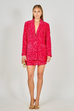 Sequins Velvet Blazer