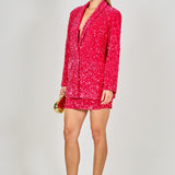 Sequins Velvet Blazer