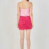 Sequins Velvet Skirt