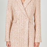 Premium Sequins Tweed Romper