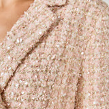 Premium Sequins Tweed Romper