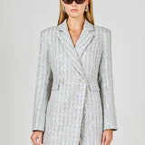 Premium Sequins Tweed Romper