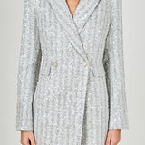 Premium Sequins Tweed Romper