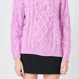 Feather Detail Sweater