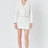 Sequins Cropped Blazer