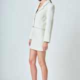 Sequins Cropped Blazer