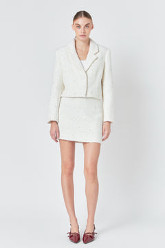 Sequins Mini Skirt