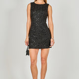 Tweed Sleeveless Mini Dress