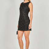 Tweed Sleeveless Mini Dress