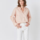 Oversize Button Collared Shirt