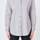Oversize Button Collared Shirt