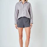 Oversize Button Collared Shirt