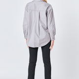 Oversize Button Collared Shirt