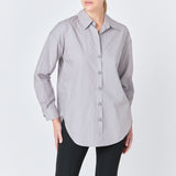 Oversize Button Collared Shirt