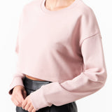 Cropped Long Sleeve Sweatshirt