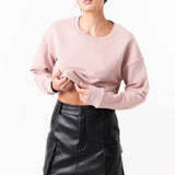 Cropped Long Sleeve Sweatshirt